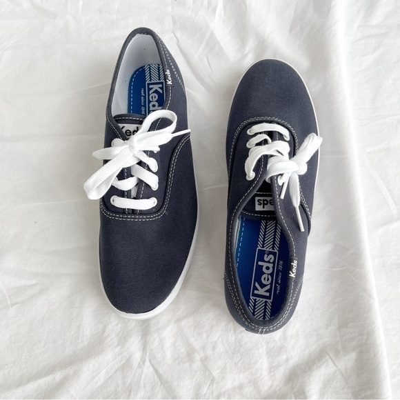 Keds Champion size 5 US CVO Sneaker Navy blue Woman New - Picture 14 of 15